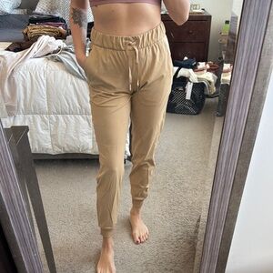 Tan Jogger Pants